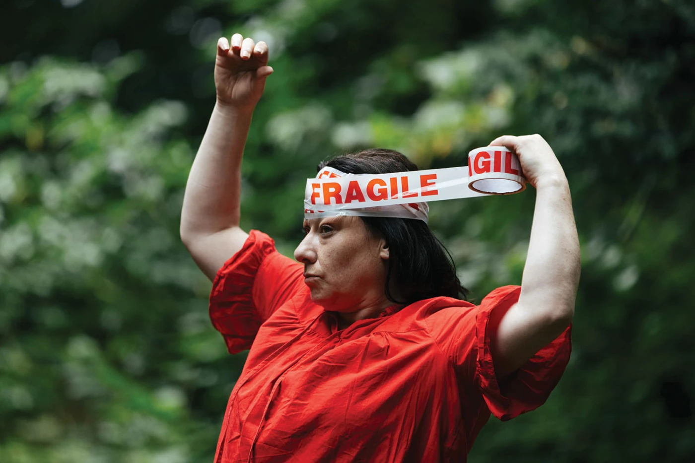 Sinead O'Donnell—Tongue Mouthed—Uprooting Tallaght Performance Art Festival 2023
